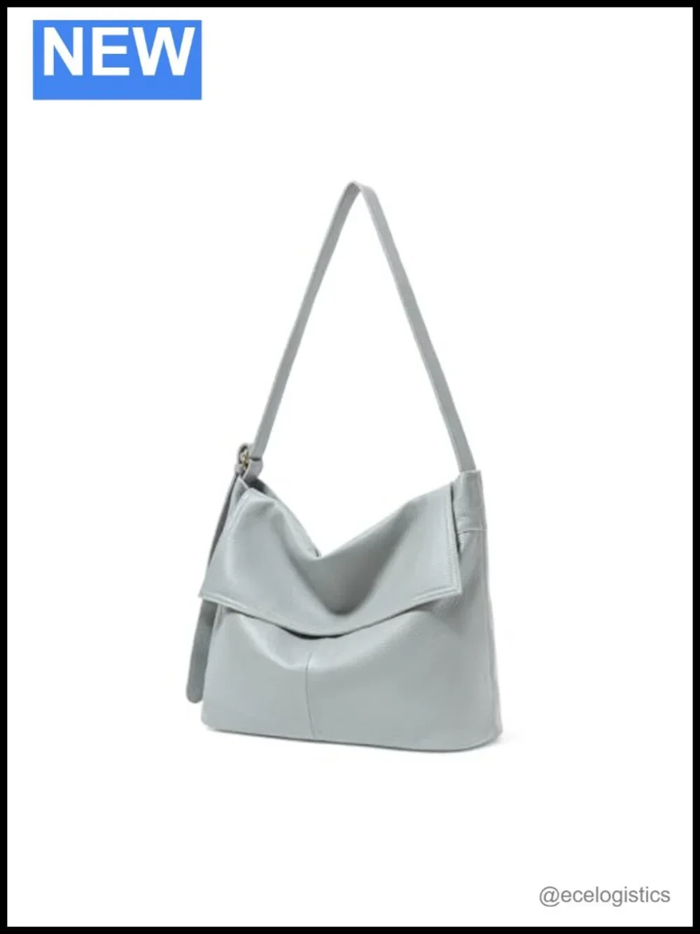 Genuine Leather Hobo Bag Slouchy Shoulder Crossbody Purse Large Travel Work